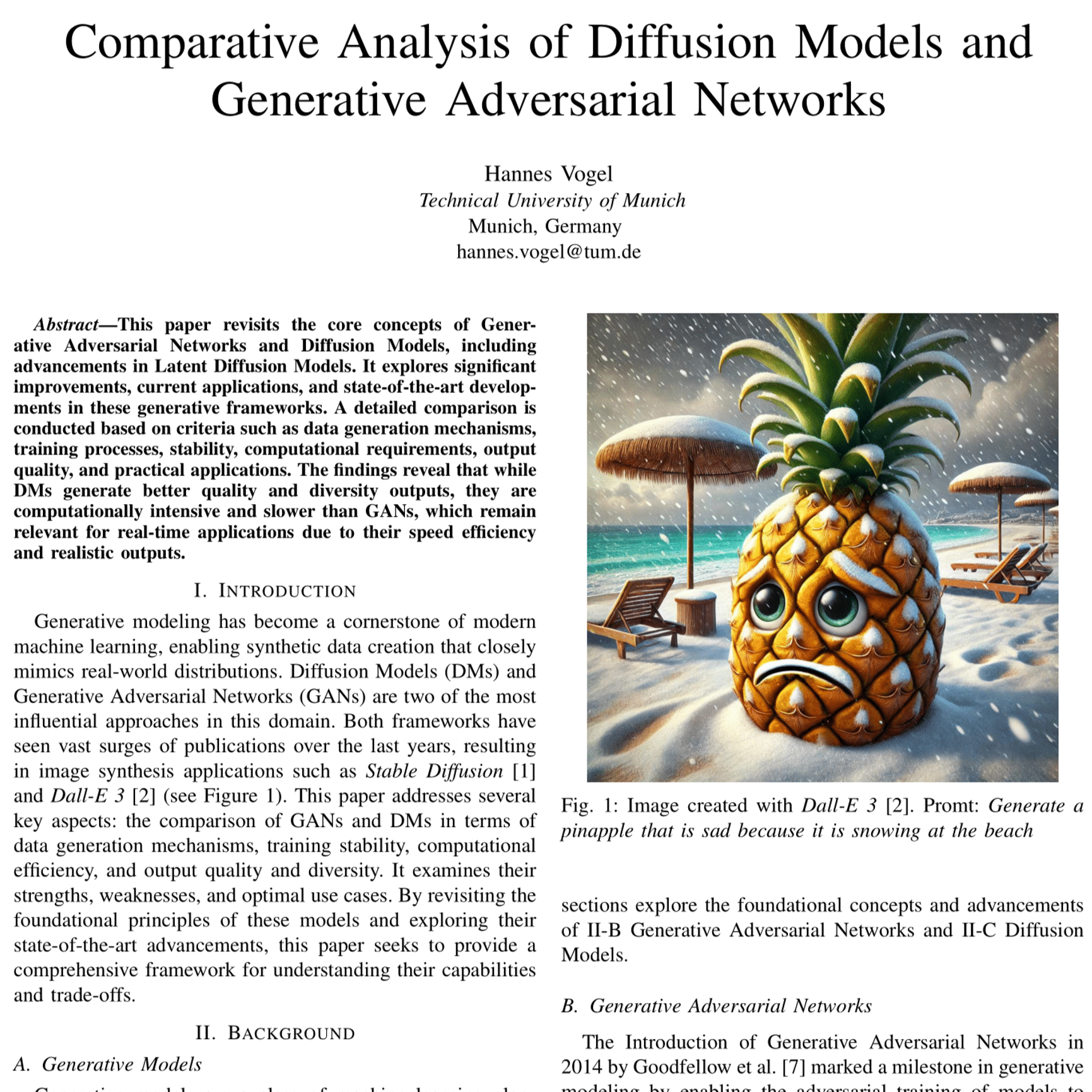 Paper: A Comparison of Diffusion Models and GANs